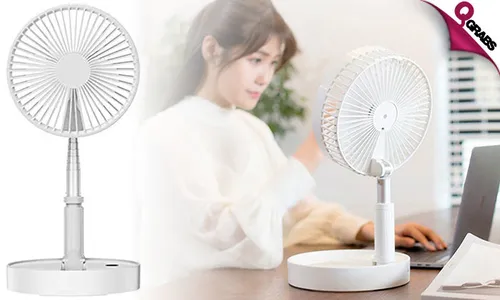 Portable Telescopic USB Rechargeable Fan!